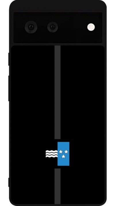 Google Pixel 6 Case Hülle - Silikon schwarz Kanton AG schwarz