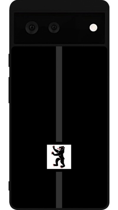 Google Pixel 6 Case Hülle - Silikon schwarz Kanton AI schwarz