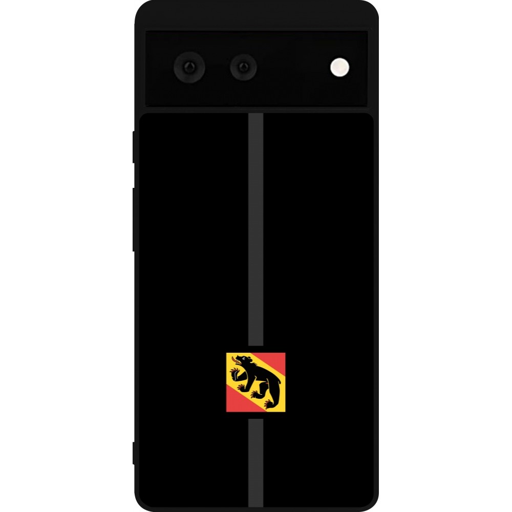 Coque Google Pixel 6 - Silicone rigide noir Canton BE noir