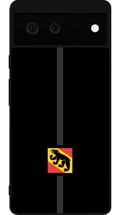 Google Pixel 6 Case Hülle - Silikon schwarz Kanton BE schwarz