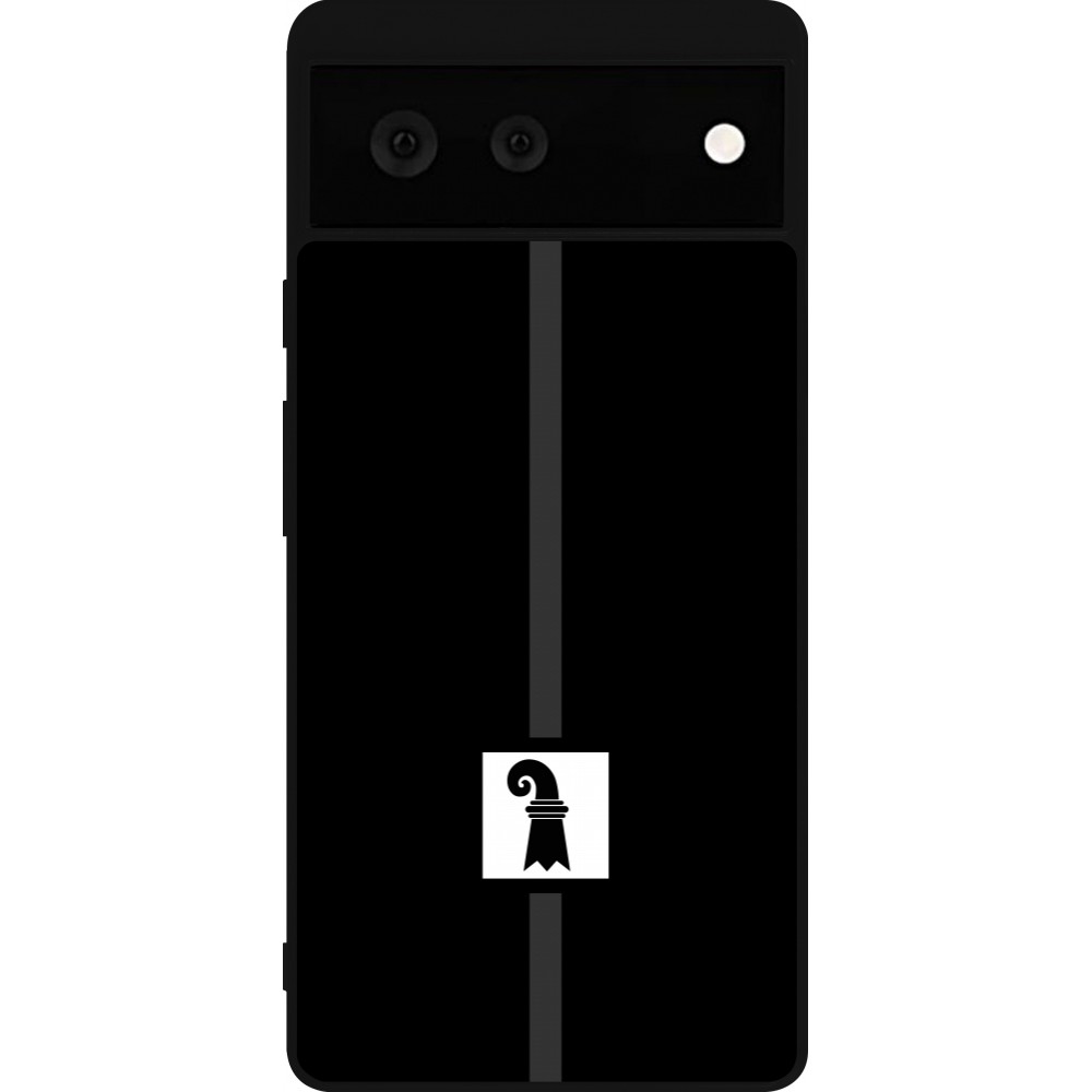 Coque Google Pixel 6 - Silicone rigide noir Canton BS noir