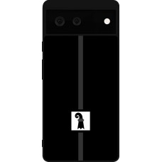 Coque Google Pixel 6 - Silicone rigide noir Canton BS noir