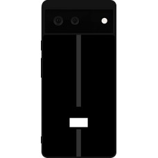 Google Pixel 6 Case Hülle - Silikon schwarz Kanton FR schwarz