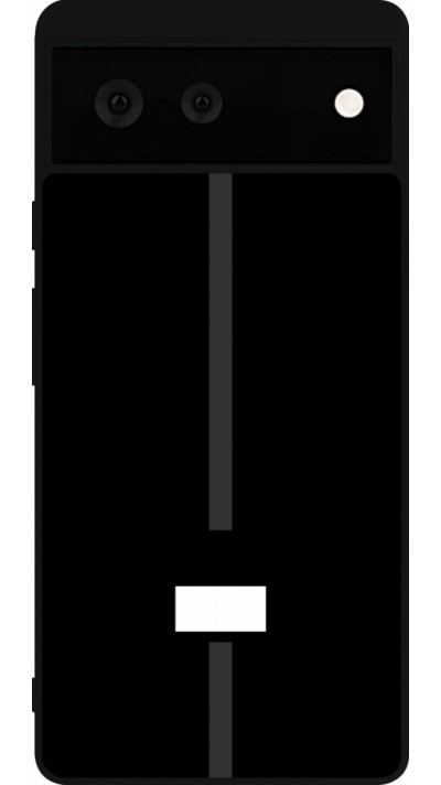 Google Pixel 6 Case Hülle - Silikon schwarz Kanton FR schwarz