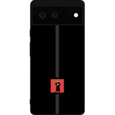 Coque Google Pixel 6 - Silicone rigide noir Canton GL noir