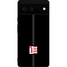 Coque Google Pixel 6 - Silicone rigide noir Canton JU noir