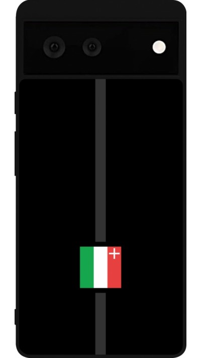 Google Pixel 6 Case Hülle - Silikon schwarz Kanton NE schwarz