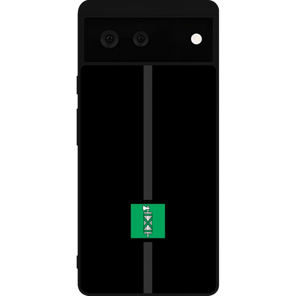 Coque Google Pixel 6 - Silicone rigide noir Canton SG noir