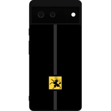 Google Pixel 6 Case Hülle - Silikon schwarz Kanton SH schwarz