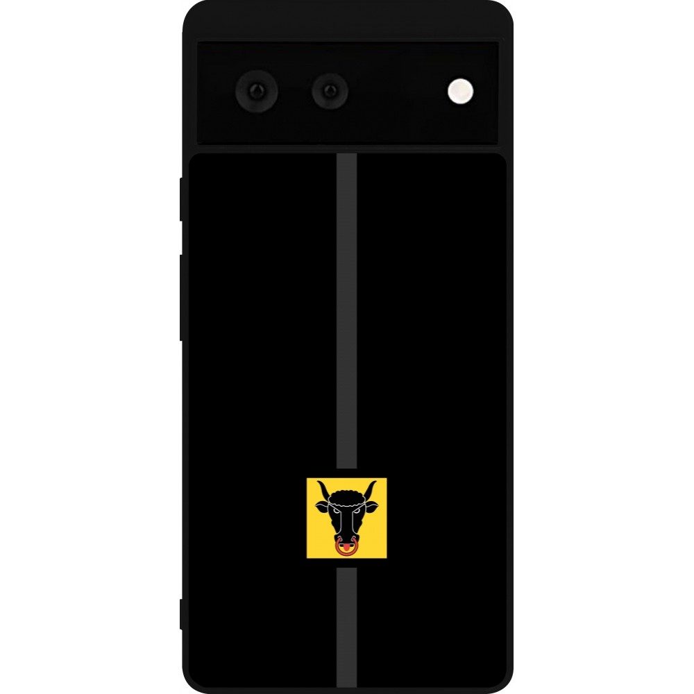 Coque Google Pixel 6 - Silicone rigide noir Canton UR noir