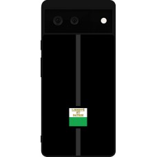 Coque Google Pixel 6 - Silicone rigide noir Canton VD noir
