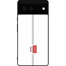 Coque Google Pixel 6 - Silicone rigide noir Canton VS blanc