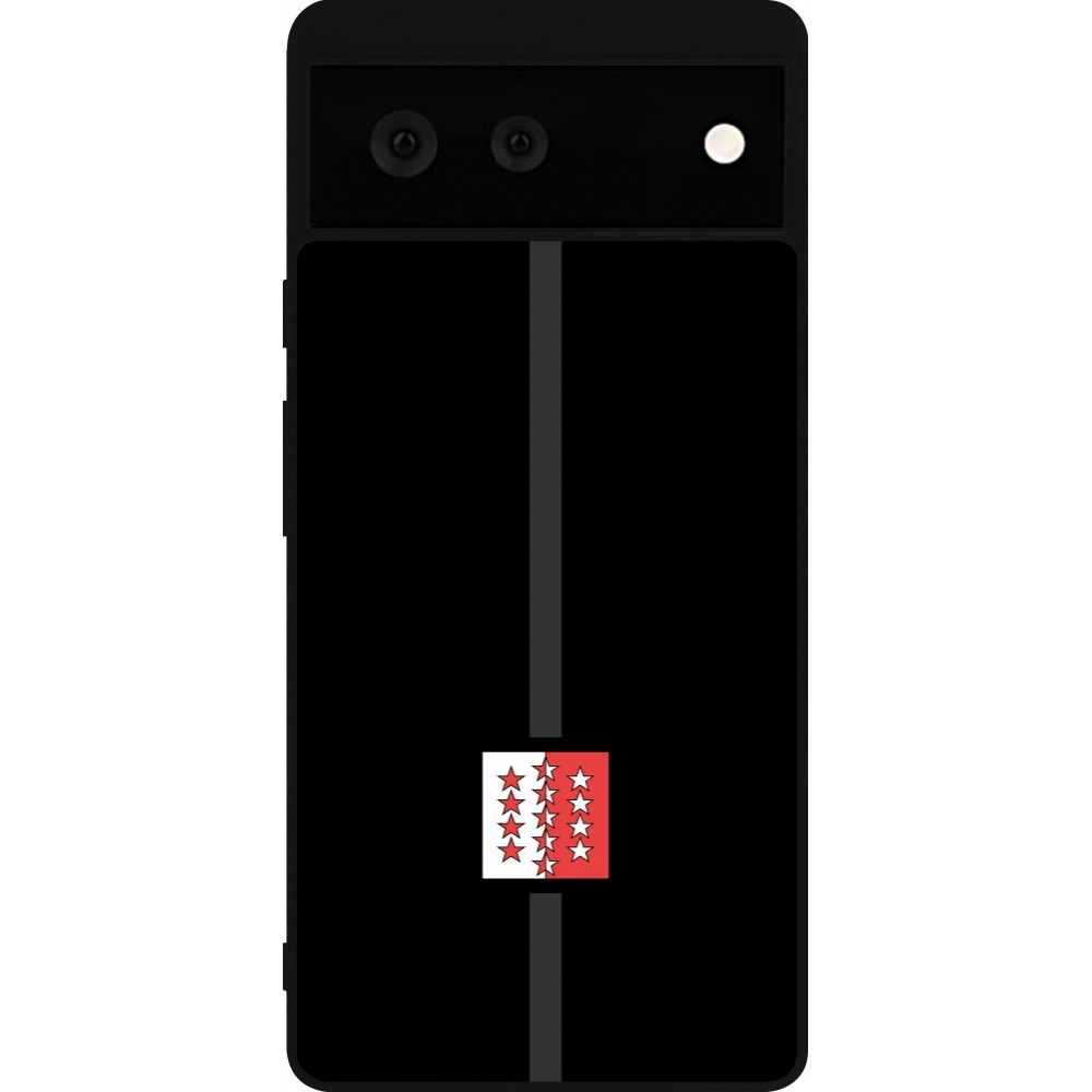 Coque Google Pixel 6 - Silicone rigide noir Canton VS noir