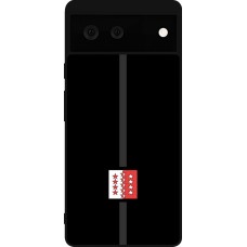 Coque Google Pixel 6 - Silicone rigide noir Canton VS noir
