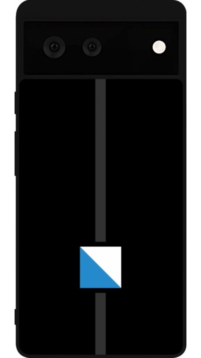 Google Pixel 6 Case Hülle - Silikon schwarz Kanton ZH schwarz