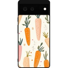 Coque Google Pixel 6 - Silicone rigide noir Easter 2026 Illustration carrots