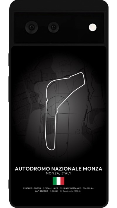 Google Pixel 6 Case Hülle - Silikon schwarz F1 Track 2025 Italy