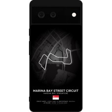 Google Pixel 6 Case Hülle - Silikon schwarz F1 Track 2025 Singapore