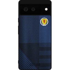 Google Pixel 6 Case Hülle - Silikon schwarz Schottland personalisierbares Fussballtrikot