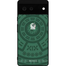 Coque Google Pixel 6 - Silicone rigide noir Maillot de football Mexique 2026 personnalisable