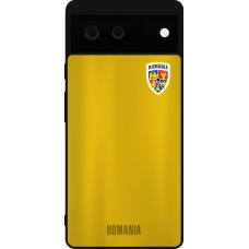 Google Pixel 6 Case Hülle - Silikon schwarz Fussballtrikot Rumänien