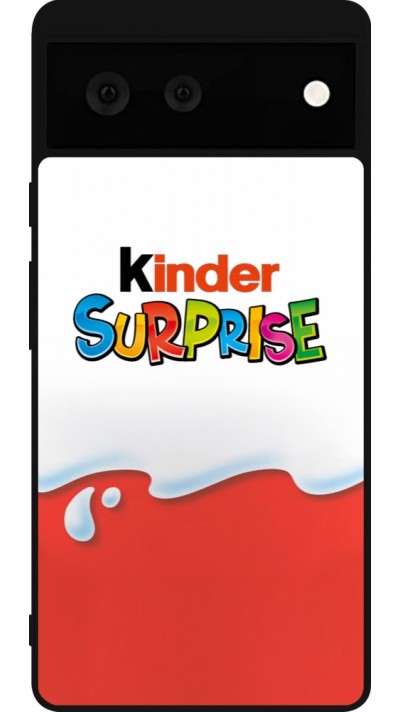 Google Pixel 6 Case Hülle - Silikon schwarz Kinder Surprise Google Pixel 6 Case Hülle - Silikon schwarz Kinder Surprise