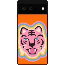 Google Pixel 6 Case Hülle - Silikon schwarz Lion colors 2026