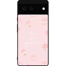 Coque Google Pixel 6 - Silicone rigide noir Mom 2023 your are magical