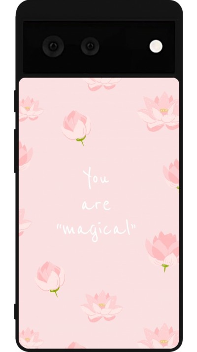 Google Pixel 6 Case Hülle - Silikon schwarz Mom 2023 your are magical