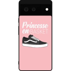 Google Pixel 6 Case Hülle - Silikon schwarz princesse en basket