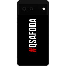 Google Pixel 6 Case Hülle - Silikon schwarz Qsafoda 1