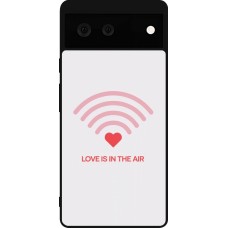 Google Pixel 6 Case Hülle - Silikon schwarz Saint Valentines Day 26 Love is in the air