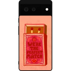 Google Pixel 6 Case Hülle - Silikon schwarz Saint Valentines Day 26 Perfect Match