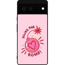 Coque Google Pixel 6 - Silicone rigide noir Saint Valentines Day 26 You are the bomb