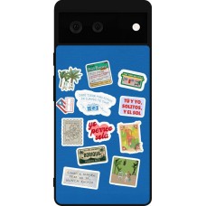 Google Pixel 6 Case Hülle - Silikon schwarz Seals of the Dominican Republic DTMF