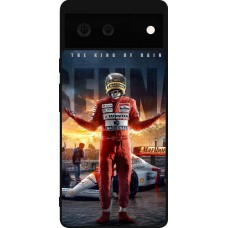 Coque Google Pixel 6 - Silicone rigide noir Senna The King of Rain