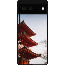 Coque Google Pixel 6 - Silicone rigide noir Spring 23 Japan