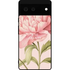 Google Pixel 6 Case Hülle - Silikon schwarz Just Bloom Spring 2026