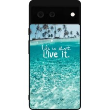 Coque Google Pixel 6 - Silicone rigide noir Summer 18 24