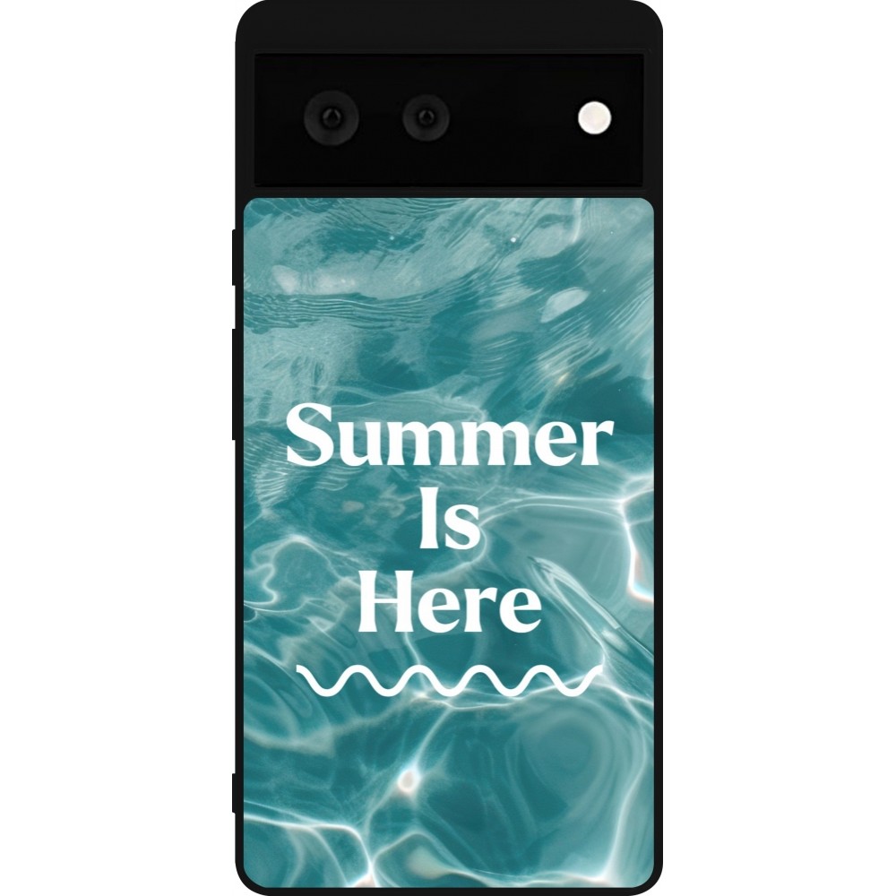 Google Pixel 6 Case Hülle - Silikon schwarz Summer 2025 Summer is here