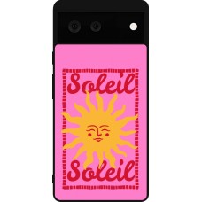 Google Pixel 6 Case Hülle - Silikon schwarz Sun sun 2026