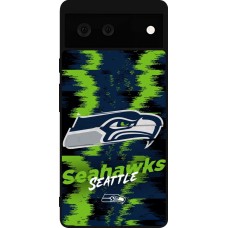 Google Pixel 6 Case Hülle - Silikon schwarz Super Bowl 26 Seattle 2