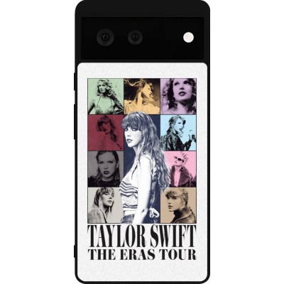 Coque Google Pixel 6 - Silicone rigide noir Taylor Swift The Eras Tour