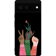 Coque Google Pixel 6 - Silicone rigide noir Womens day 2026 2