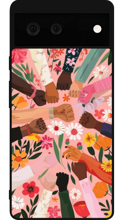 Google Pixel 6 Case Hülle - Silikon schwarz Womens day 2026 8