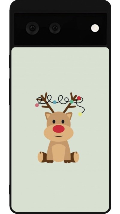 Google Pixel 6 Case Hülle - Silikon schwarz Christmas 22 baby reindeer
