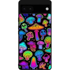 Google Pixel 6a Case Hülle - Silikon schwarz Autumn 2024 magic mushrooms