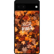 Google Pixel 6a Case Hülle - Silikon schwarz Autumn 25 Autumn vibes