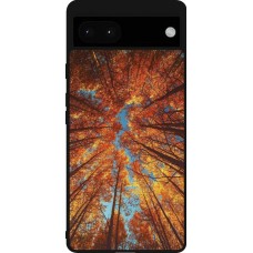 Google Pixel 6a Case Hülle - Silikon schwarz Autumn 25 Trees