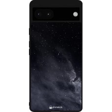 Google Pixel 6a Case Hülle - Silikon schwarz Black Sky Clouds